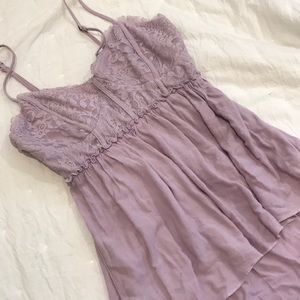 Lavender baby doll top